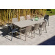 Ensemble table et chaises de jardin 8 personnes Ezpeleta Meet-Park