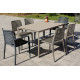 Ensemble table et chaises de jardin 6 personnes Ezpeleta Meet-Park