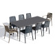 Ensemble table et chaises de jardin 8 personnes Ezpeleta Meet-Park
