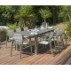 Table salon de jardin extensible en aluminium pour 8 personnes DCB Garden MIAMI