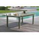 Table salon de jardin extensible en aluminium pour 8 personnes DCB Garden MIAMI