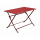 Table pliante de jardin en aluminium 4 personnes - LORITA - Alizé