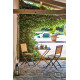 Table pliante de jardin 2 personnes en aluminium - LORITA - Alizé