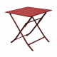 Table pliante de jardin 2 personnes en aluminium - LORITA - Alizé