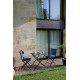 Table pliante de jardin 2 personnes en aluminium - LORITA - Alizé