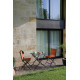 Table pliante de jardin 2 personnes en aluminium - LORITA - Alizé