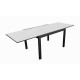 Table de jardin extensible en aluminium et verre 8-12 personnes - ELISE - Alizé