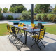 Table de jardin extensible en aluminium et verre 8-10 personnes - AGRA - Alizé