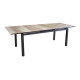 Table de jardin extensible en aluminium et HPL 8-10 personnes - TAHAA - Alizé