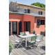 Table de jardin extensible en aluminium 4-6 personnes - GENES - Alizé