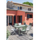 Table de jardin extensible en aluminium 4-6 personnes - GENES - Alizé