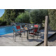 Table de jardin extensible en aluminium 4-6 personnes - GENES - Alizé