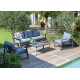 Salon de jardin bas en aluminium 5 personnes - GRASSE II - Alizé