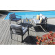 Salon de jardin bas en aluminium 4 personnes - Marlo - Alizé