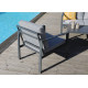 Salon de jardin bas en aluminium 4 personnes - Marlo - Alizé