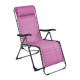 Fauteuil relax de jardin pliant multi-positions en acier - NEO - Alizé