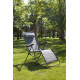 Fauteuil relax de jardin pliant multi-positions en acier - NEO - Alizé