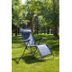 Fauteuil relax de jardin pliant multi-positions en acier - NEO - Alizé