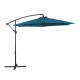 Parasol de jardin rond déporté en acier et polyester - Alizé