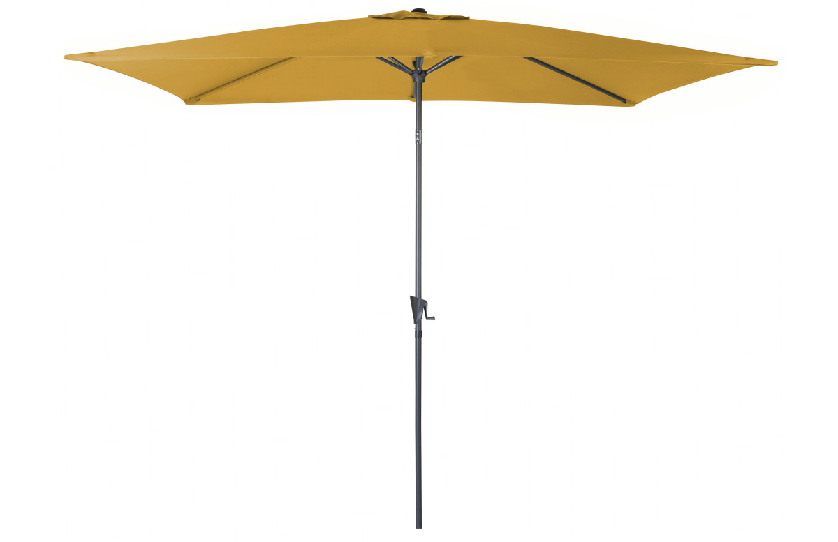 Parasol de jardin rectangulaire inclinable 300X200 déperlant en aluminium et polyester - Alizé Parasol de jardin rectangulaire inclinable 300X200 déperlant en aluminium et polyester - Alizé