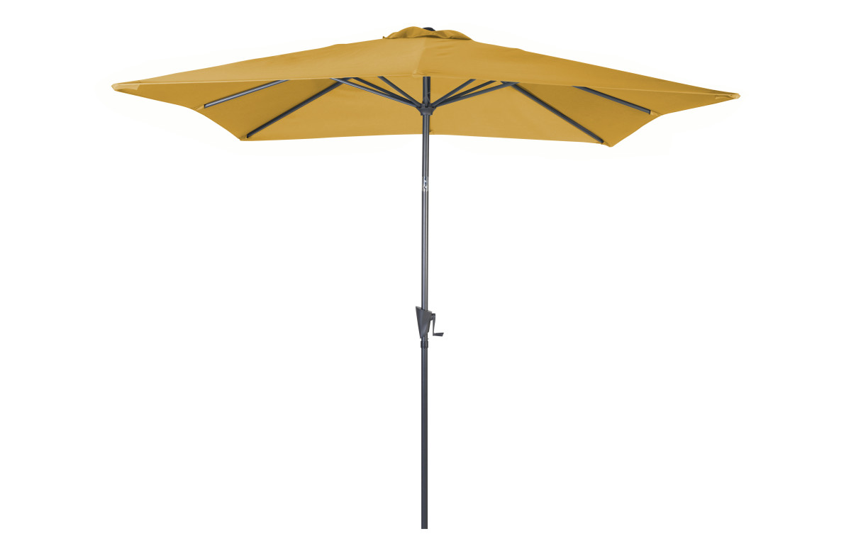 Parasol de jardin carré inclinable 250X250 déperlant en aluminium et polyester - Alizé Parasol de jardin carré inclinable 250X250 déperlant en aluminium et polyester - Alizé