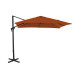 Parasol de jardin carré déporté inclinable 250X250 en aluminium et polyester - Alizé