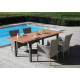 Fauteuil de jardin empilable en acier - VICTORIA - Alizé
