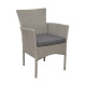 Fauteuil de jardin empilable en acier - VICTORIA - Alizé