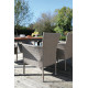 Fauteuil de jardin empilable en acier - VICTORIA - Alizé