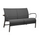 Banc de jardin en aluminium 2 personnes - LINEA - Alizé