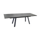 Table de jardin extensible en aluminium et verre 10-14 personnes - AGRA graphite - Alizé