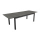 Table de jardin extensible en aluminium et HPL 10-12 personnes - TAHAA graphite - Alizé