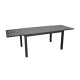 Table de jardin extensible en aluminium 8-12 personnes - ALICE graphite - Alizé