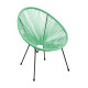 Fauteuil de jardin en acier - RIO gris - Alizé