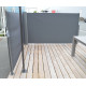 Brise vue en aluminium gris - Alizé