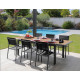 Fauteuil de jardin empilable en aluminium - DUCA - Alizé