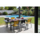 Fauteuil de jardin empilable en aluminium - DUCA - Alizé