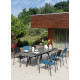 Fauteuil de jardin empilable en aluminium - DUCA - Alizé