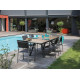 Fauteuil de jardin empilable en aluminium - DUCA - Alizé