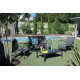 Banc de jardin en aluminium 2 personnes - LINEA - Alizé