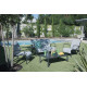 Banc de jardin en aluminium 2 personnes - LINEA - Alizé