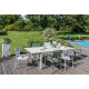 Fauteuil de jardin empilable en aluminium - DUCA - Alizé