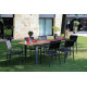Fauteuil de jardin empilable en aluminium - DUCA - Alizé