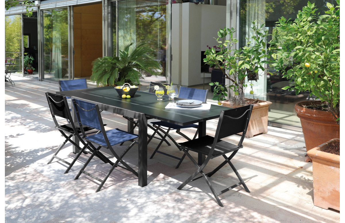 Chaise de jardin pliante en acier - DREAM - Alizé Chaise de jardin pliante en acier - DREAM - Alizé