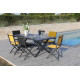 Chaise de jardin pliante en aluminium - THEMA - Alizé