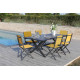 Chaise de jardin pliante en aluminium - THEMA - Alizé