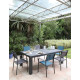 Fauteuil de jardin empilable en aluminium - DUCA - Alizé