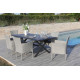Fauteuil de jardin empilable en acier - VICTORIA - Alizé