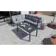 Salon de jardin bas d’angle Le Marseille ProLoisirs en aluminium 4-6 personnes