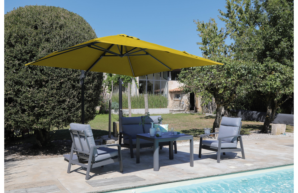 Fauteuil détente en aluminium - Le Marseille gris - ProLoisirs